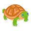 turtle icons, flatback turtle, tortoise, terrapin, sea turtle 