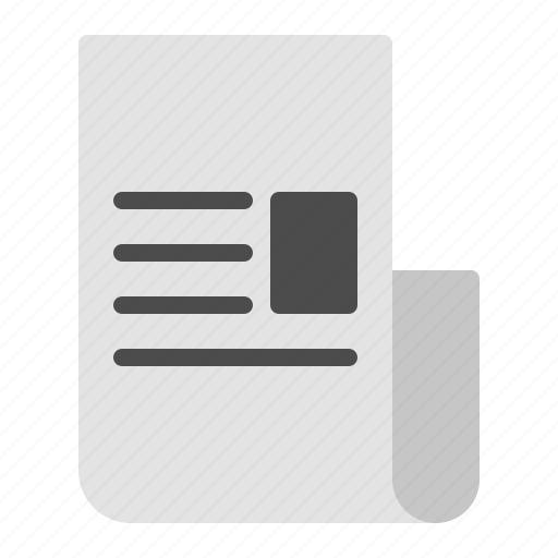 Article, newspaper, paper icon - Download on Iconfinder