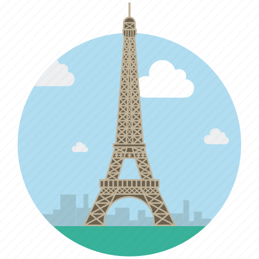Eiffel tower, famous place, france, landmark, monument, paris, tower icon - Download on Iconfinder