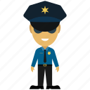 cartoon, officer, police, police force, police man, police officer, security