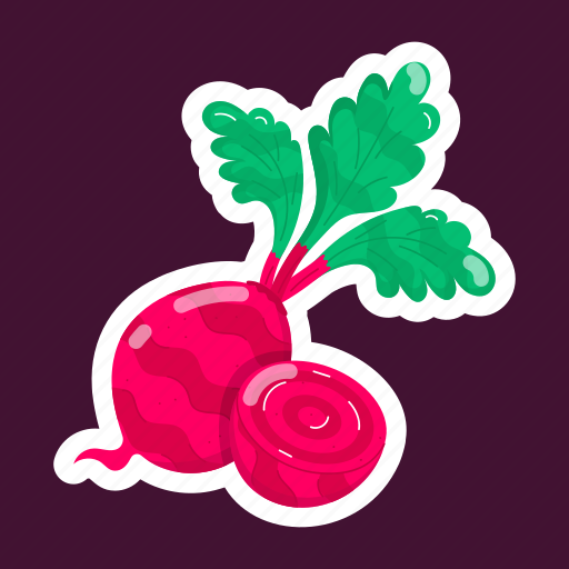 Vegetable stickers, food stickers, root vegetables, leafy vegetables, green vegetables icon - Download on Iconfinder