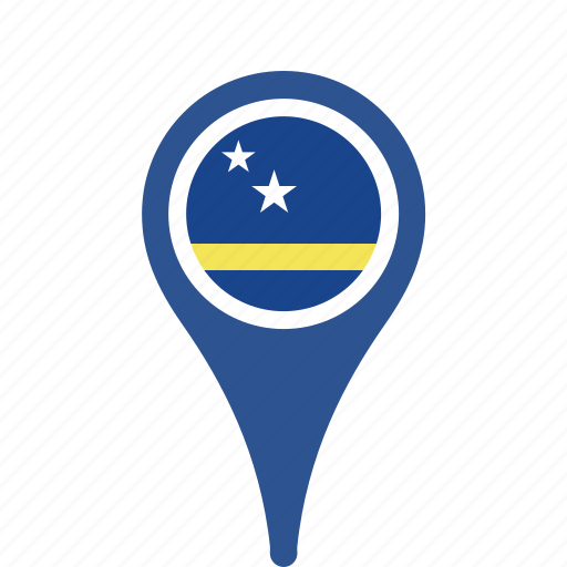 Country, county, curacao, flag, map, national, pin icon - Download on Iconfinder