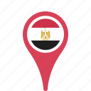 country, county, egypt, flag, map, national, pin
