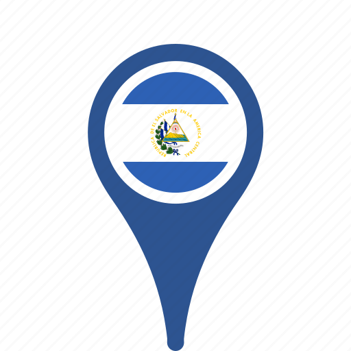 Country, county, el, flag, map, national, pin icon - Download on Iconfinder
