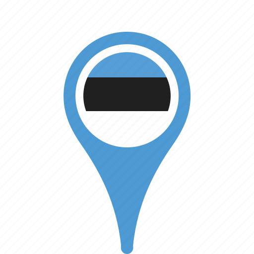 Country, county, estonia, flag, map, national, pin icon - Download on Iconfinder
