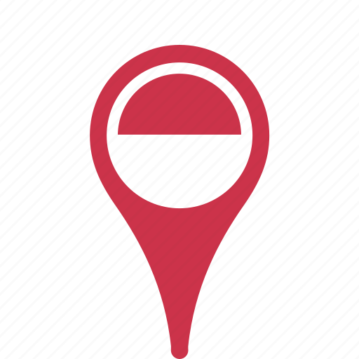 Country, county, flag, indonesia, map, national, pin icon - Download on Iconfinder