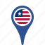country, county, flag, liberia, map, national, pin 
