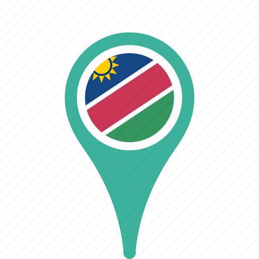 Country, county, flag, map, namibia, national, pin icon - Download on Iconfinder