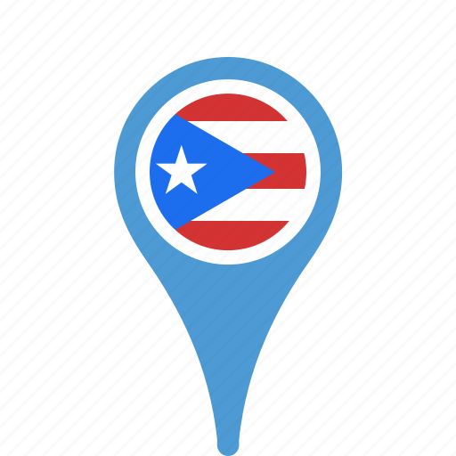 Country, county, flag, map, national, pin, puerto icon - Download on Iconfinder