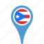 country, county, flag, map, national, pin, puerto, ricol 