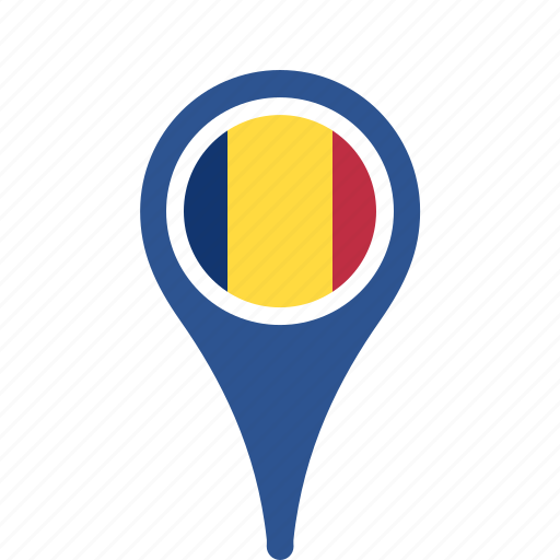 Country, county, flag, map, national, pin, romania icon - Download on Iconfinder