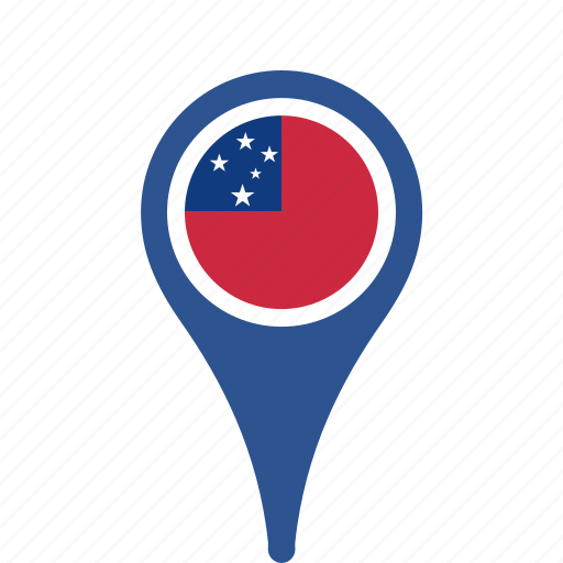 Country, county, flag, map, national, pin, samoa icon - Download on Iconfinder