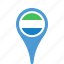 country, county, flag, leone, map, national, pin, sierra 