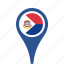country, county, flag, maarten, map, national, pin, sint 