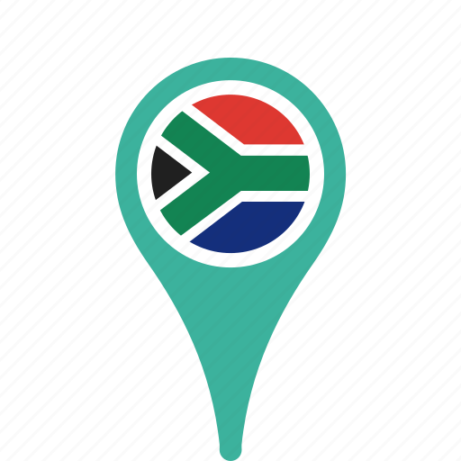 Africa, country, county, flag, map, national, pin icon - Download on Iconfinder
