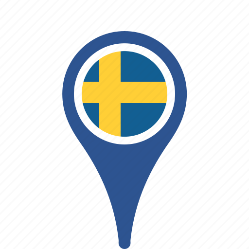 Country, county, flag, map, national, pin, sweden icon - Download on Iconfinder