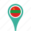 country, county, flag, map, national, pin, transnistria 