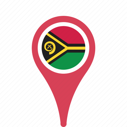 Country, county, flag, map, national, pin, vanuatu icon - Download on Iconfinder