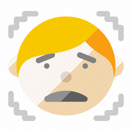Boy, afraid, shiver, shake, anxiety, nervous icon - Download on Iconfinder