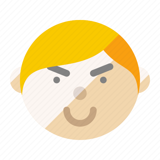 Boy, face, determined, self confident, confident, sure icon - Download on Iconfinder