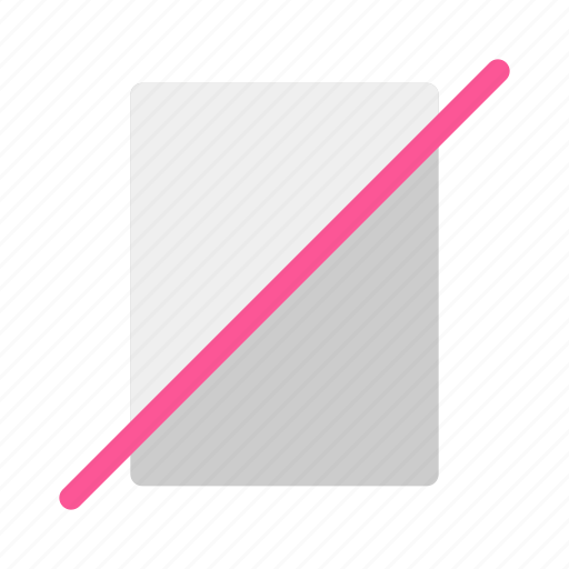 Paper, slash, document, file, printer, out of paper icon - Download on Iconfinder