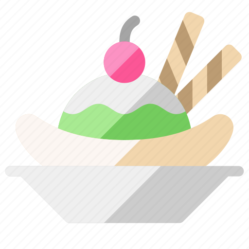 Banana split, dessert, culinary, menu, cuisine icon - Download on Iconfinder