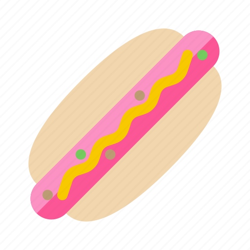 Hot dog, sausage, fast food, menu, cuisine icon - Download on Iconfinder