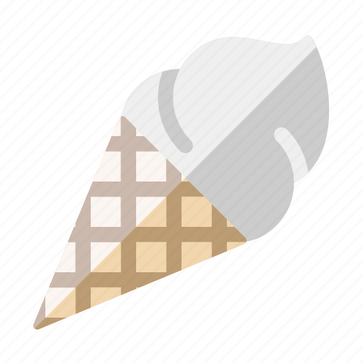 Ice cream cone, food and beverage, dessert, culinary, menu, cone icon - Download on Iconfinder