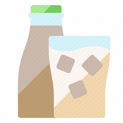 Ice milk, milk, fresh, healthy diet, beverage icon - Download on Iconfinder