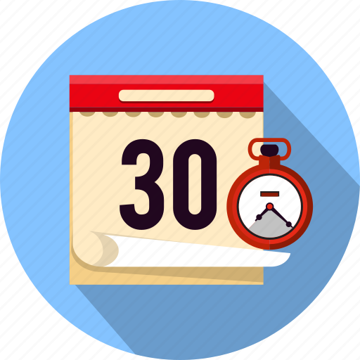 Business, calendar, clock, date, event, schedule, stopwatch icon - Download on Iconfinder