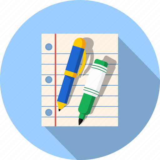 Blank, document, documents, file, marker, page, pencil icon - Download on Iconfinder