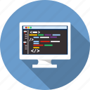 code editor, development, html, javascript, meta, network, xml