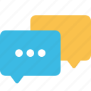bubble, chat, conversation, message, talk
