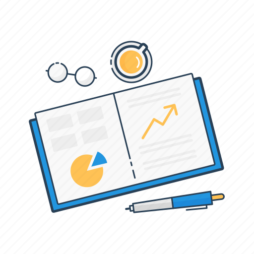 Analytics, book, chart, data, graph, report, stats icon - Download on Iconfinder