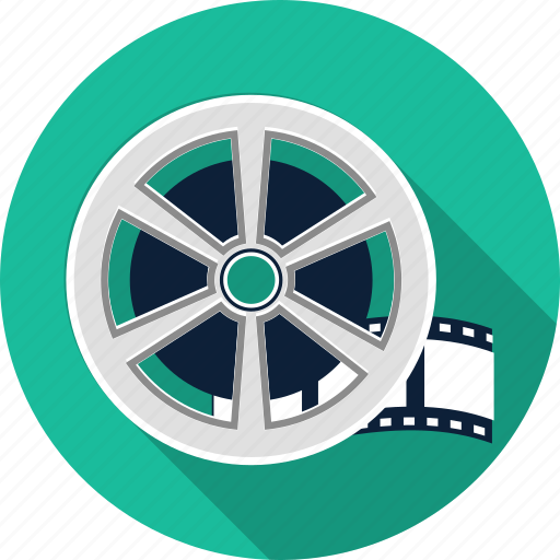 Cinema, equipment, film reel, filmstrip, media, movie, video icon - Download on Iconfinder