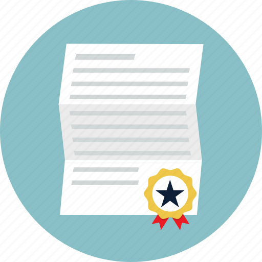 Certificate, degree, diploma, licence, patent, prize, ribbon icon - Download on Iconfinder