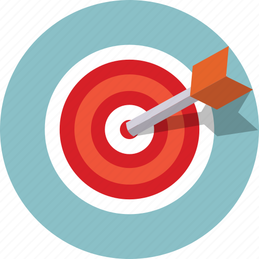 Bullseye, darts, goal, target, aim, marketing icon - Download on Iconfinder