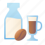 latte, milk, coffee, drink, taste 