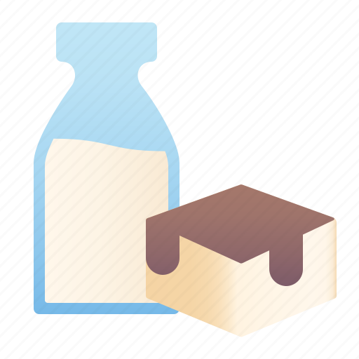 Milk, souffle, in, chocolate, taste icon - Download on Iconfinder