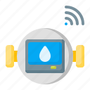 smart, metering, water, pipe
