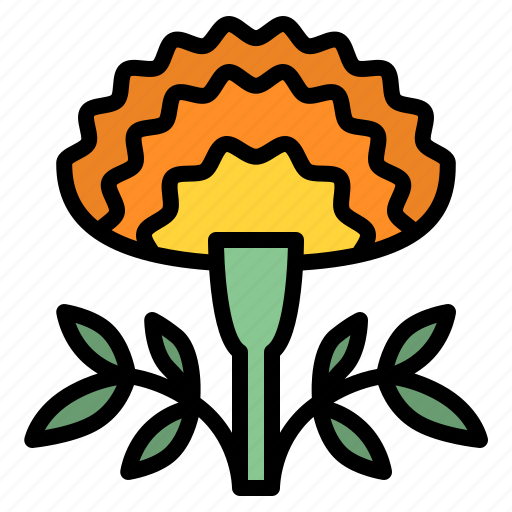 Marigold, flower, blossom, floral, nature icon - Download on Iconfinder