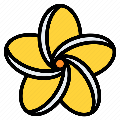 Plumeria, flower, blossom, floral, nature icon - Download on Iconfinder