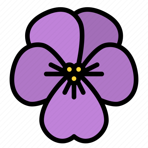 Violet, flower, blossom, floral, nature icon - Download on Iconfinder