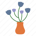 flower, pot, plant, floral