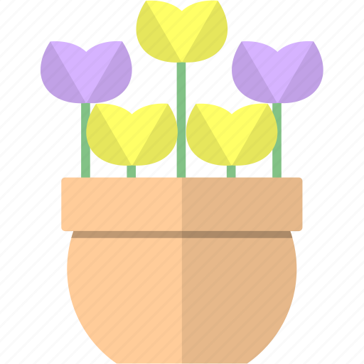 Flowers, pot, tulip, tulips icon - Download on Iconfinder