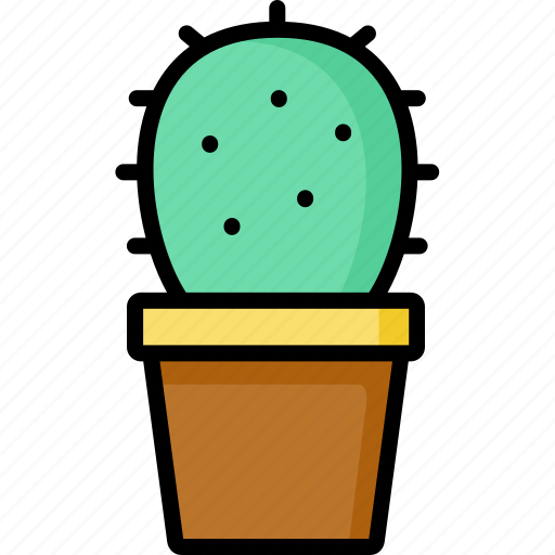 Flower, cactus, plant, decoration, pot icon - Download on Iconfinder