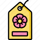 flower, shop, tag, ecommerce, store, price