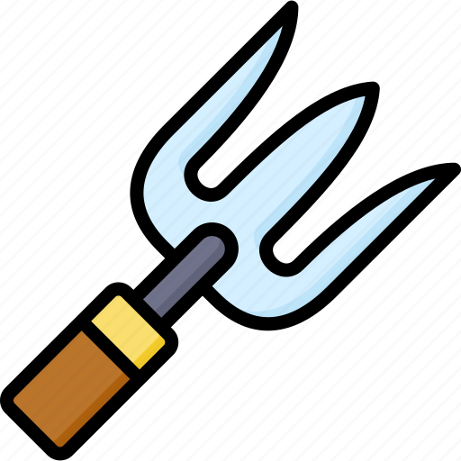 Fork, garden fork, tool, gardening, equipment icon - Download on Iconfinder