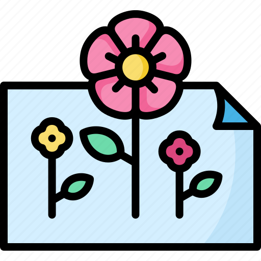 Flower, shop, paper, wrap, gift, wrapping icon - Download on Iconfinder