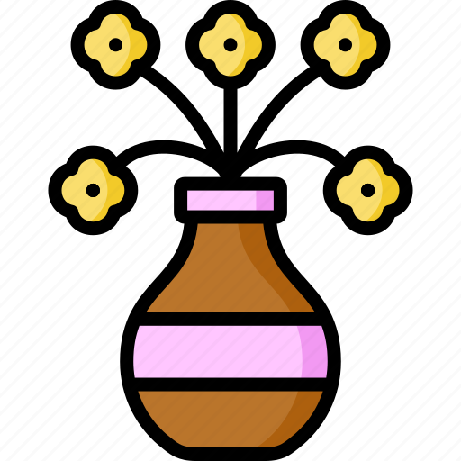 Flower, shop, vase, plant, floral icon - Download on Iconfinder